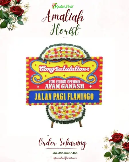 Sewa Papan Bunga Aramo