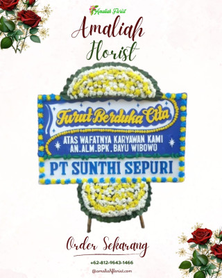 Papan Bunga Duka di Aramo